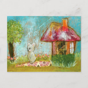 Carte Postale Auspicious Day Whimsical Woodland Mouse Folk