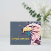 Carte Postale Aussi Fier qu'un Aigle (Debout devant)