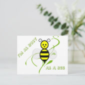 Carte Postale Aussi Occupé Qu'Une Abeille (Debout devant)