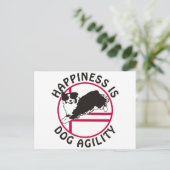 Carte Postale Aussie Agilité Happy (Debout devant)