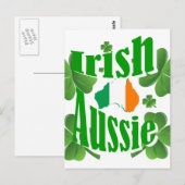 Carte Postale aussie irlandaise (Devant / Derrière)