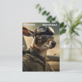 Carte Postale Aussie Kangaroo Roi Des Compagnies Aériennes, Anni (Debout devant)