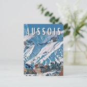 Carte Postale Aussois Station de ski (Debout devant)