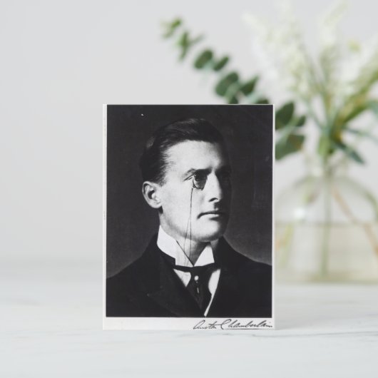 Carte Postale Austen Chamberlain (Debout devant)