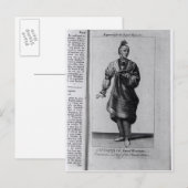 Carte Postale Austenaco, Grand Guerrier (Devant / Derrière)