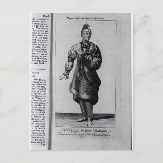 Carte Postale Austenaco, Grand Guerrier (Devant)