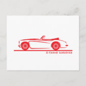 Carte Postale Austin Healey 3000 MK II (Devant)