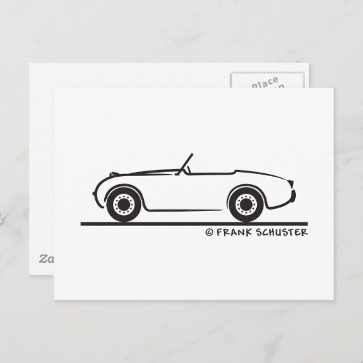 Carte Postale Austin Healey Sprite (Devant / Derrière)
