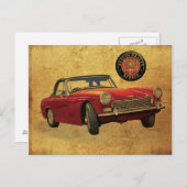 Carte Postale Austin Healey sprite (Devant / Derrière)