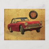Carte Postale Austin Healey sprite (Devant)