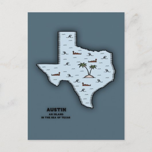 Carte Postale Austin Isle (Devant)
