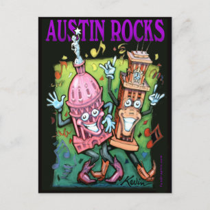 Carte Postale Austin Rocks