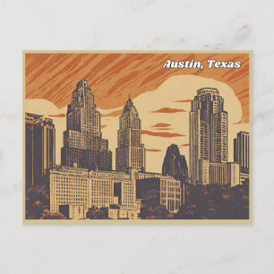 Carte Postale Austin, Texas,