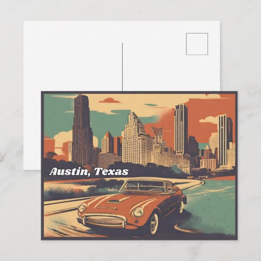 Carte Postale Austin, Texas (Devant / Derrière)