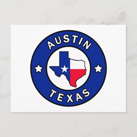 Carte Postale Austin Texas (Devant)