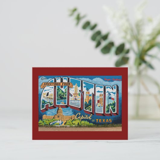 Carte Postale Austin, Texas (Debout devant)