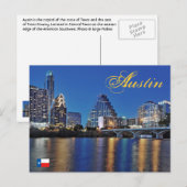 Carte Postale Austin, Texas, États-Unis (Devant / Derrière)