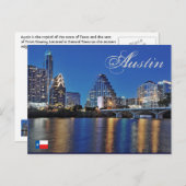 Carte Postale Austin, Texas, États-Unis (Devant / Derrière)