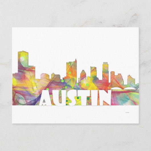 CARTE POSTALE AUSTIN TEXAS SKYLINE MCLR2 (Devant)