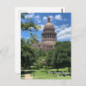 Carte Postale Austin Texas State Capitol (Devant / Derrière)