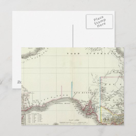 Carte Postale Austral-Continent (Devant / Derrière)