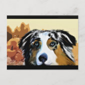 CARTE POSTALE AUSTRALAN SHEPHERD (Devant)