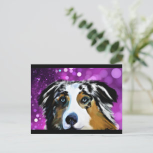 CARTE POSTALE AUSTRALAN SHEPHERD