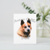 Carte Postale Australian Cattle Chien Papa 2 (Debout devant)