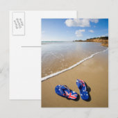 Carte Postale Australian Flag Thongs | Pays de Galles du Sud (Devant / Derrière)