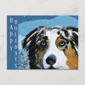CARTE POSTALE AUSTRALIAN SHEPHERD (Devant)