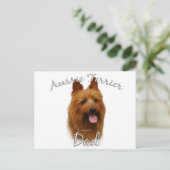 Carte Postale Australian Terrier Papa 2 (Debout devant)