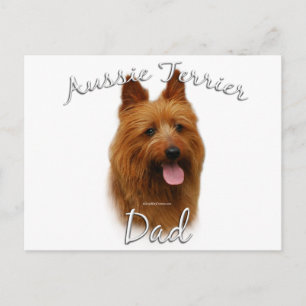 Carte Postale Australian Terrier Papa 2