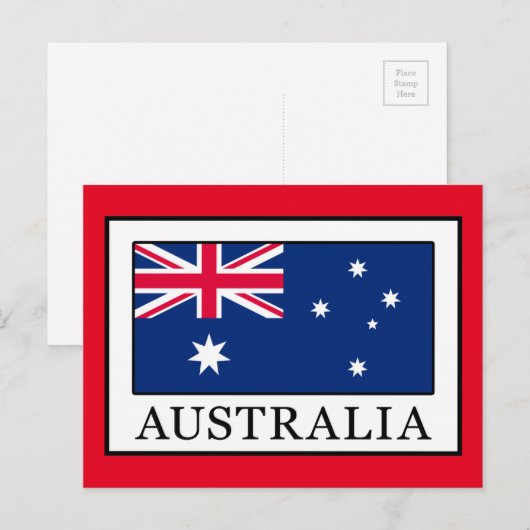 Carte Postale Australie (Devant / Derrière)