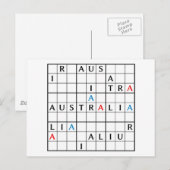 CARTE POSTALE AUSTRALIE (Devant / Derrière)