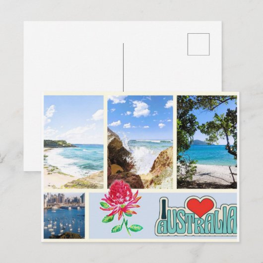 Carte postale Australie (Devant / Derrière)
