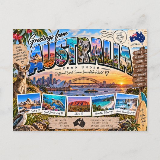Carte Postale Australie (Devant)