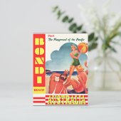 Carte Postale Australie-Aire de jeu du Pacifique, Bondi Beach (Debout devant)