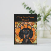 CARTE POSTALE AUSTRALIE ART              (Debout devant)