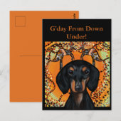 CARTE POSTALE AUSTRALIE ART              (Devant / Derrière)