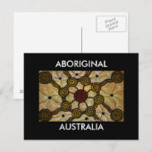 Carte Postale Australie autochtone (Devant / Derrière)