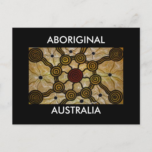 Carte Postale Australie autochtone (Devant)