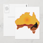 Carte Postale Australie Autochtone (Devant / Derrière)