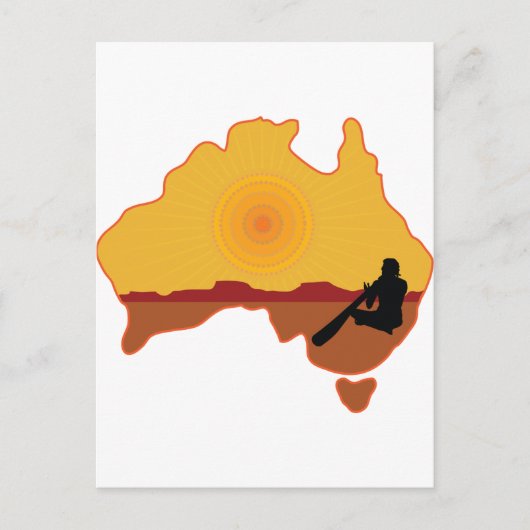 Carte Postale Australie Autochtone (Devant)