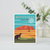 Carte Postale Australie Ayers Rock, Uluru-Kata Tjuta National (Debout devant)