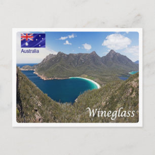Carte Postale Australie - Baie Wineglass -