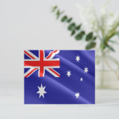 Carte Postale Australie - Drapeau australien (Debout devant)
