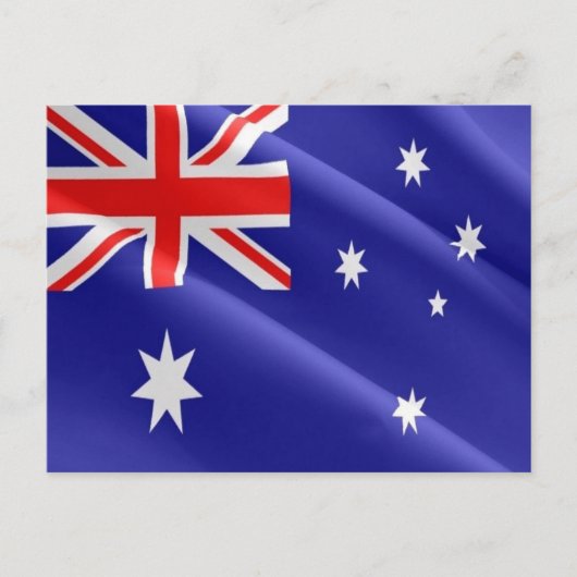 Carte Postale Australie - Drapeau australien (Devant)