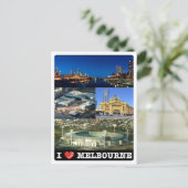 Carte Postale Australie - Melbourne - I Love - (Debout devant)