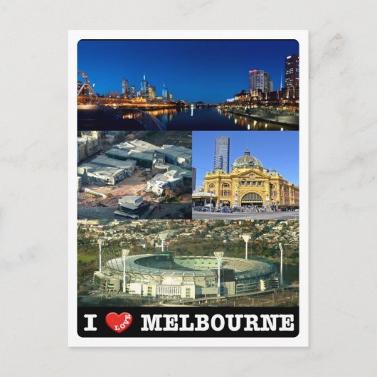 Carte Postale Australie - Melbourne - I Love - (Devant)