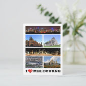 Carte Postale Australie - Melbourne - I Love - (Debout devant)
